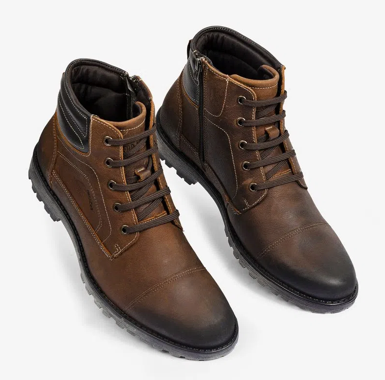 Bota masculina de couro Ferracini Cross BA 9943