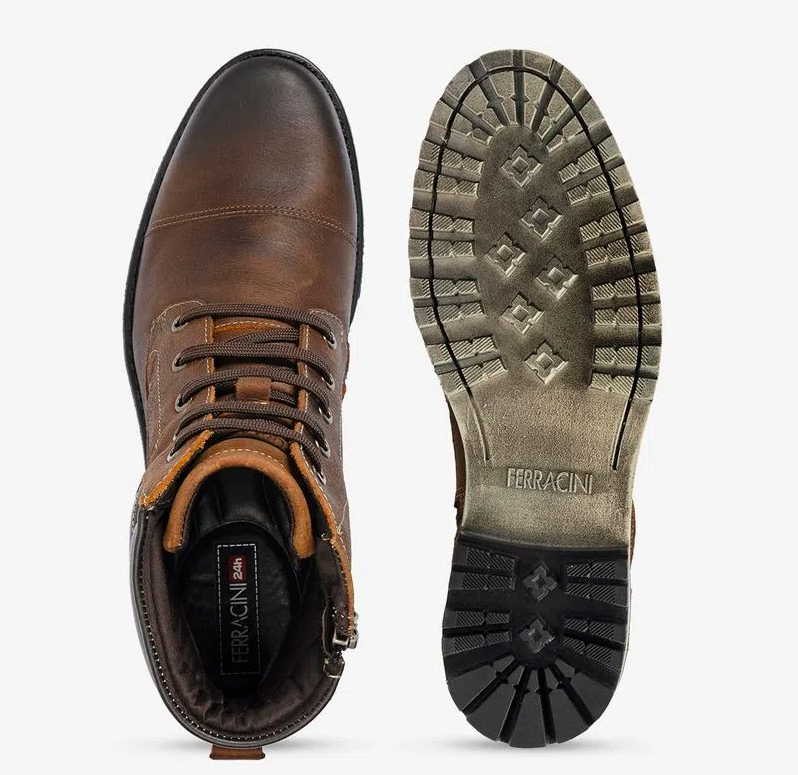 Bota masculina de couro Ferracini Cross BA 9943
