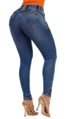 Calça jeans skinny feminina de cintura alta Rhero 56682