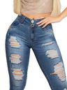 Pit Bull Jeans Women's High Waisted Ripped Jeans Pants with Butt Lift 65945