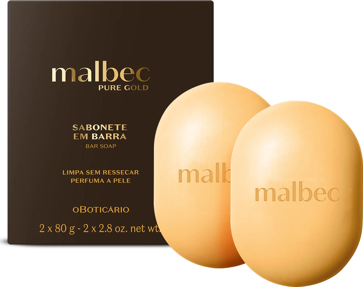 O Boticario Malbec Pure Gold Bar Soap