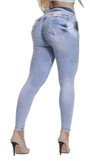 PANTALÓN VAQUERO MUJER CINTURA ALTA RHERO 56708