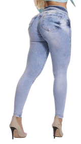 CALÇA JEANS DE CINTURA ALTA PARA MULHER RHERO 56708