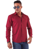 Camisas casuales de manga larga para hombre Pit Bull Jeans 80964