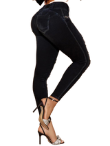 Pit Bull Jeans Women's High Waisted Ripped Jeans Pants With Butt Lift 65789
