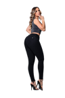 Calças de cintura alta para levantamento de bumbum femininas Rhero 57254