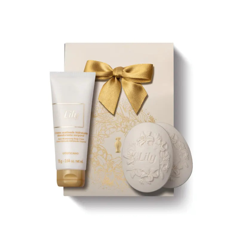 O Boticario Women's Lily Moisturizing and Soaps Gift Pack
