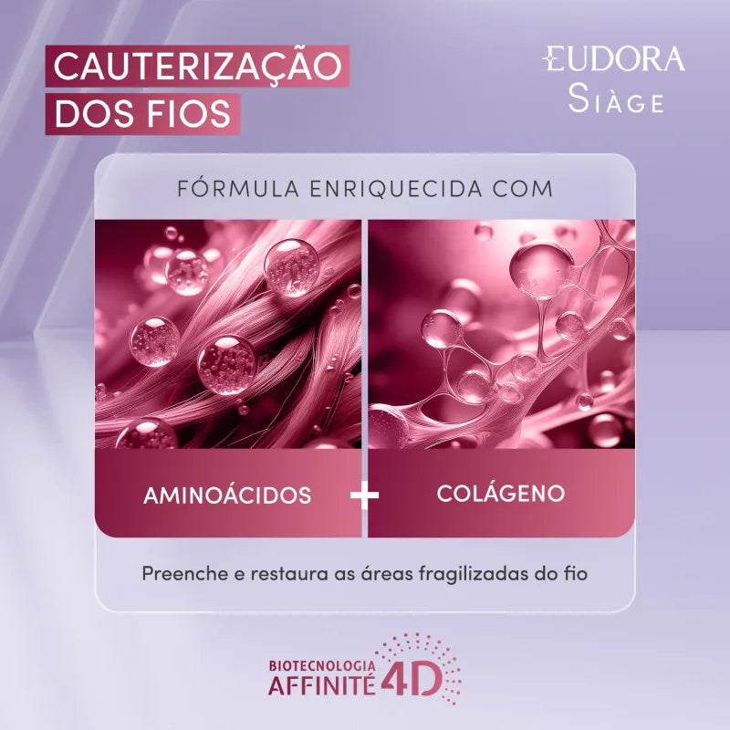 O Boticario Eudora Siage Women's Strands Cauterization Shampoo