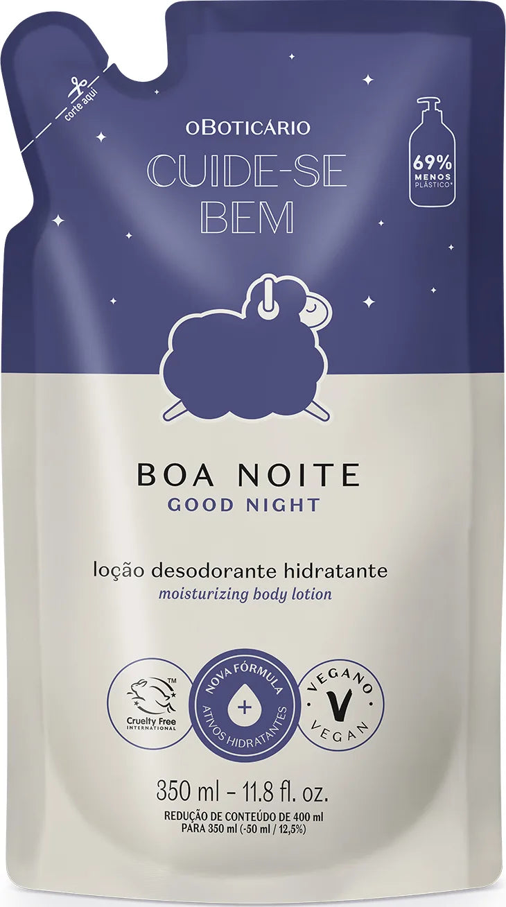 O Boticario Cuide Se Bem Good Night  Body Moisturizing Refill