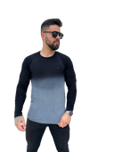 Camisa gradiente masculina de manga comprida Volar 1440 B