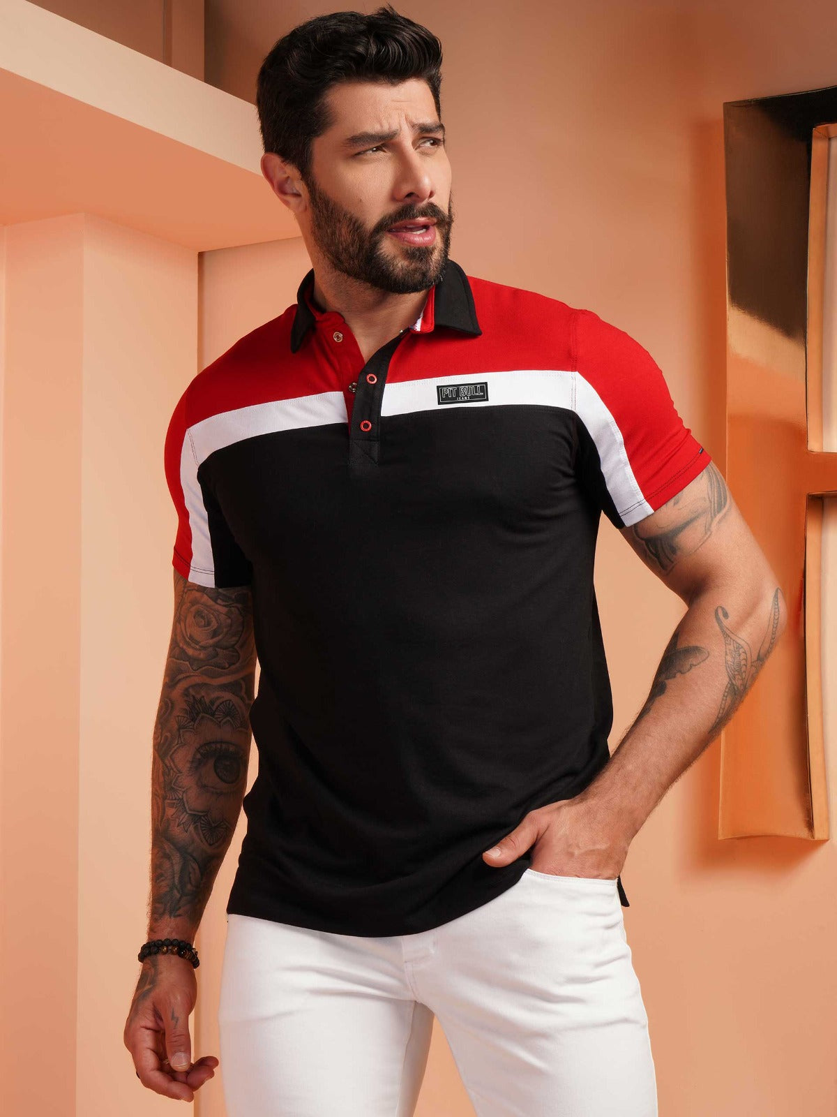 Camisa Polo Masculina Pit Bull Jeans 79232