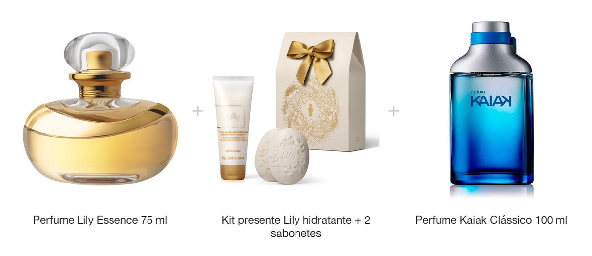 Lily Essence and Kaiak Classic his and hers fragrance gift set