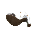Via Uno Women's Gold and Silver Sandals 311021