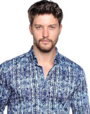 Camisa de manga comprida masculina MZ M 1466
