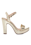 Sandalias Via Uno Mujer Oro y Plata 311021