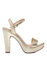 Via Uno Women's Gold and Silver Sandals 311021