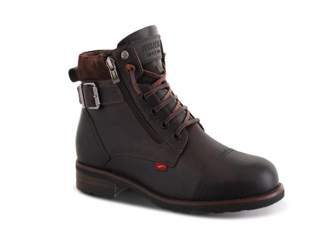 Bota masculina casual de couro Ferracini York 9873