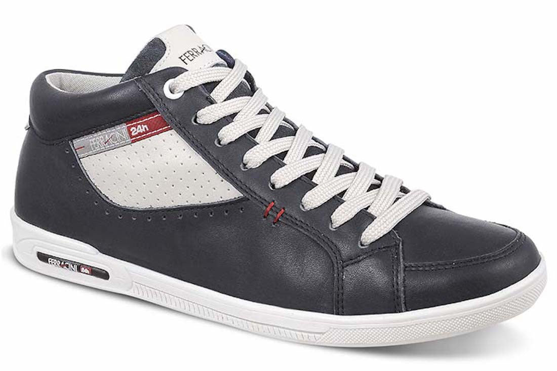 Ferracini Men's Old High Top Leather Sneaker 2645