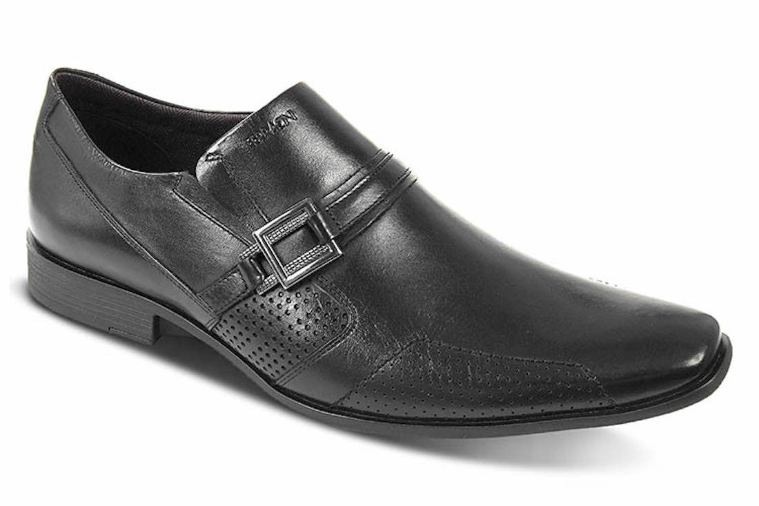Sapato masculino de couro flexível Ferracini 3425