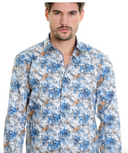 Camisa de manga larga para hombre MZ 1129