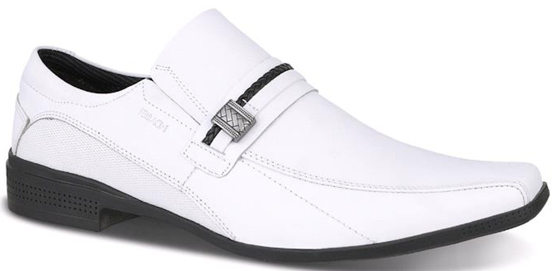 Ferracini Hombre Frankfurt 4383 Blanco Cuero Zapatos