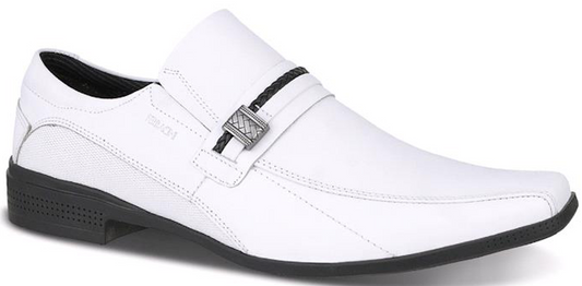 Ferracini Men's Frankfurt White Leather Shoe 4383