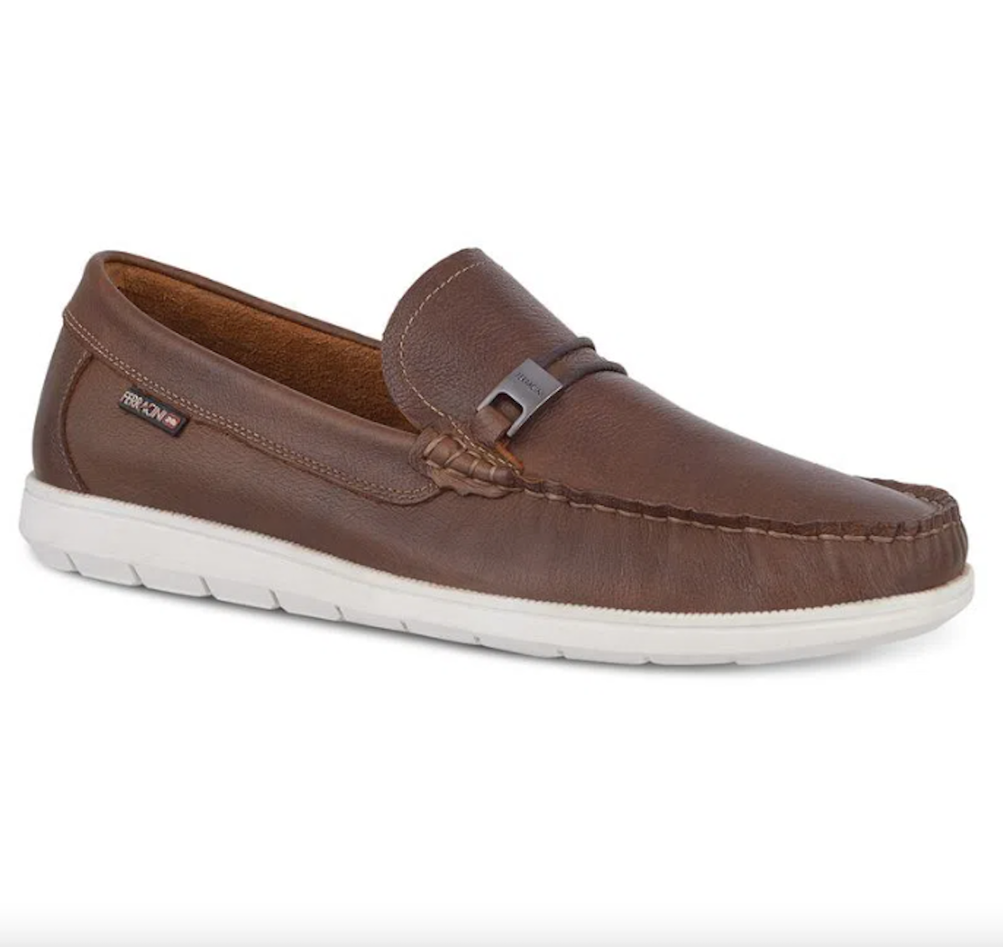 Mocassim de couro masculino Ferracini Euro 4953