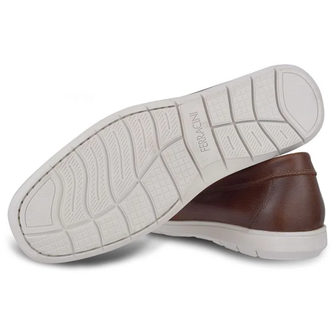 Mocassim de couro masculino Ferracini Euro 4953