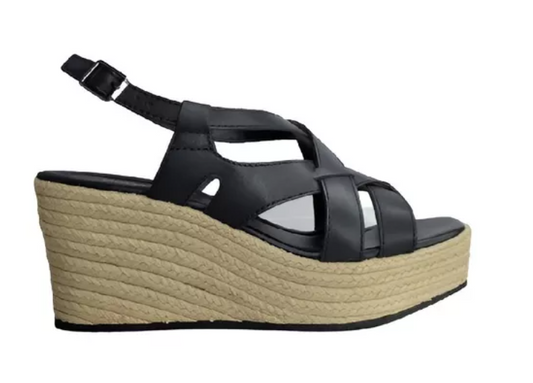 Bottero Women's Wedge Leather Sandals 344403