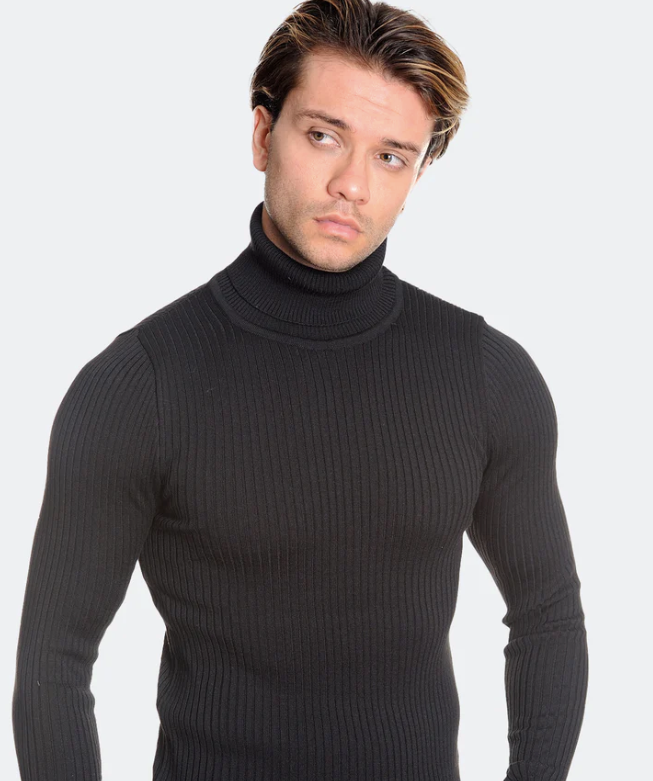 Suéter masculino LMZ com gola tartaruga 1670