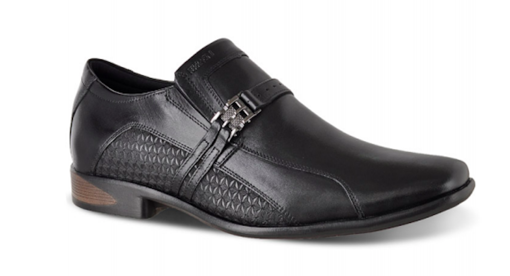 Ferracini Zapato de piel Sidney para hombre 3672 7 Negro