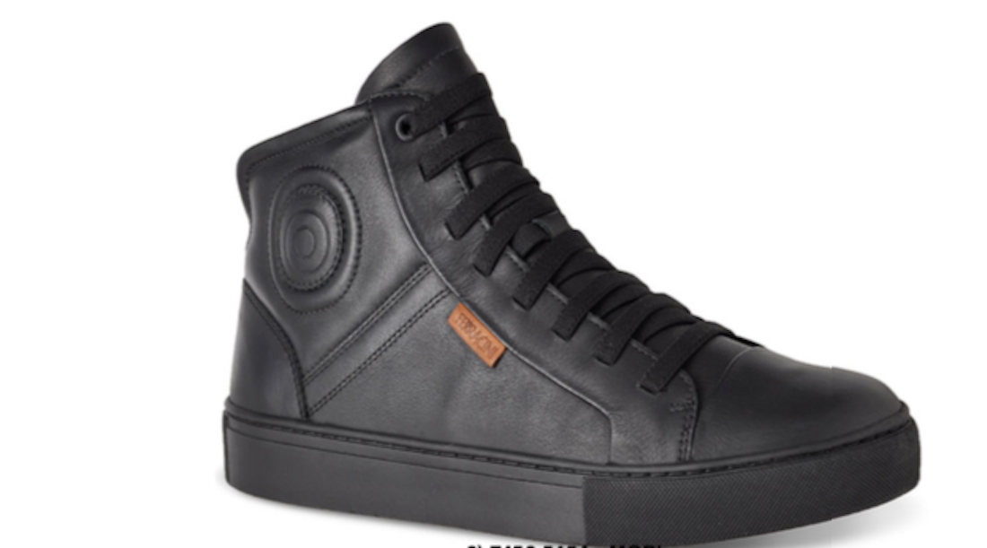 Ferracini Men's Mobi High Top Leather Sneaker 7452