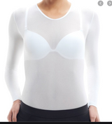 Blusa segunda pele transparente feminina Lupo Loba manga longa com microfibra 845