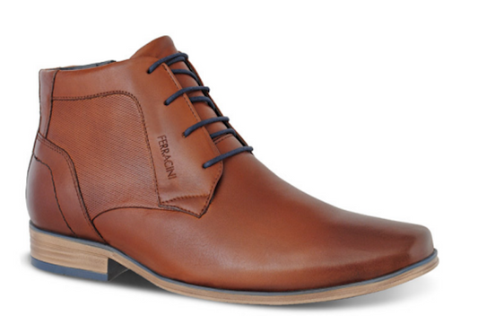 Bota masculina de couro Ferracini Derby 6068