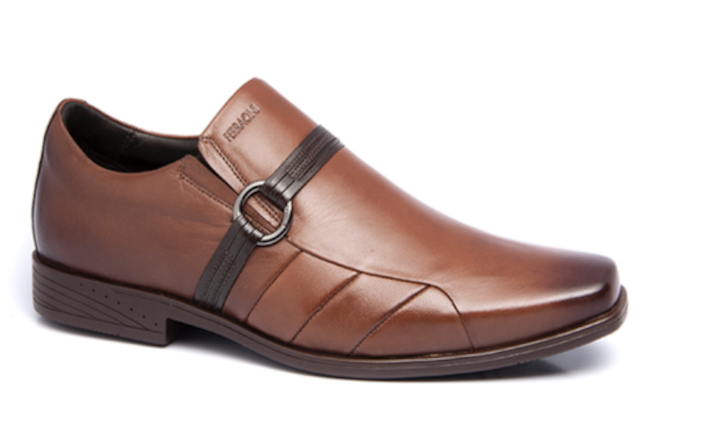 Sapatos masculinos de couro Ferracini Duomo 3015