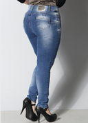 Pantalones vaqueros Sawary de talle bajo para mujer 247516