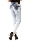 Sawary Pantalones vaqueros de talle bajo para mujer 255132