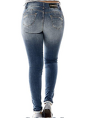Pantalones vaqueros Sawary de talle bajo para mujer 255940